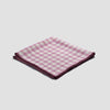 Orchid Gingham Linen Napkin Set 