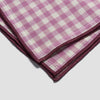 Orchid Gingham Linen Tablecloth - Piglet in Bed