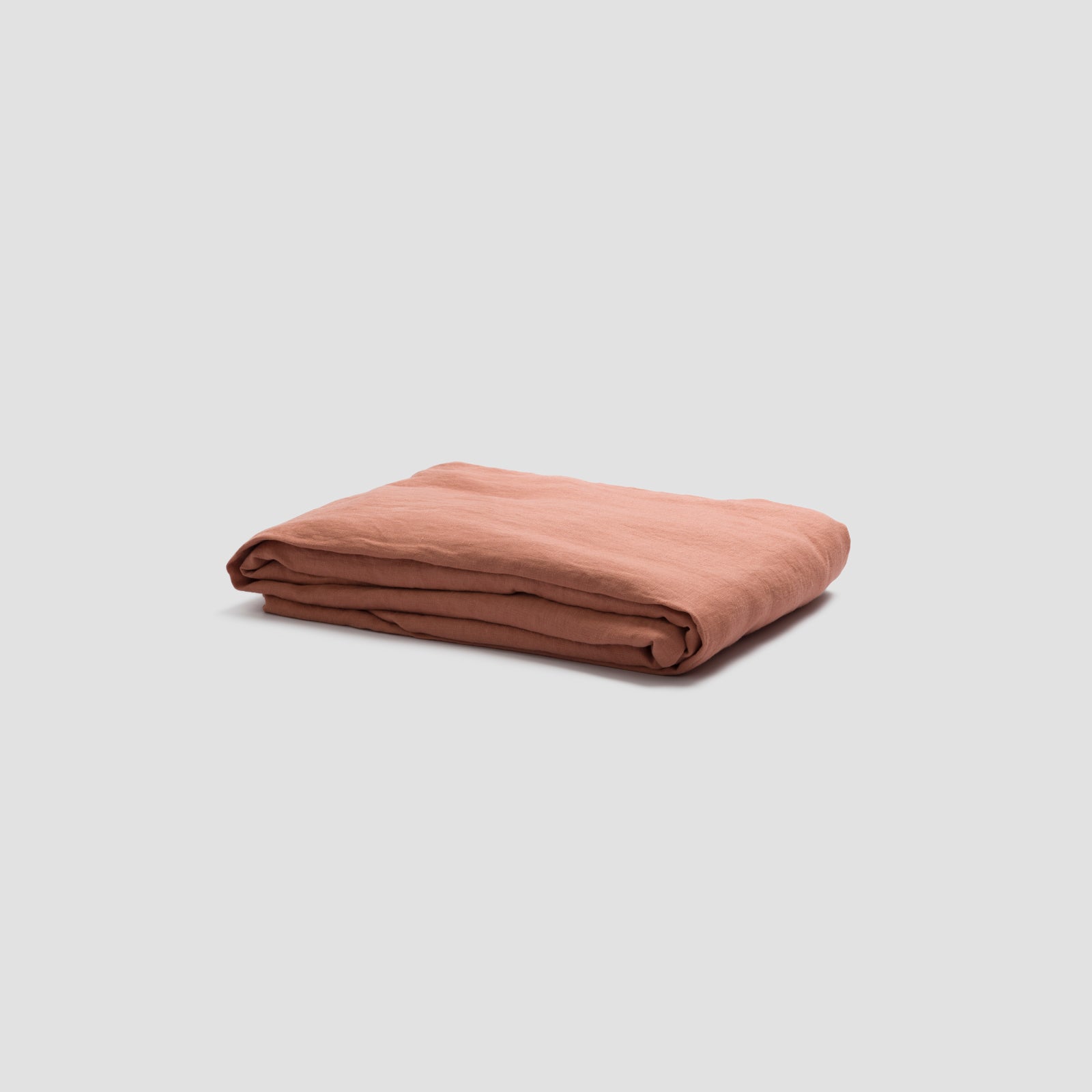 Warm Clay Linen Fitted Sheet