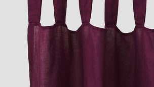 Berry Linen Curtains (Pair) - Piglet in Bed