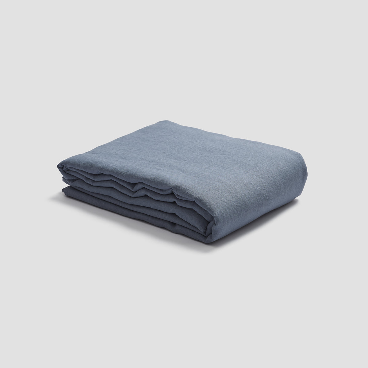 Dusk Blue Linen Duvet Cover