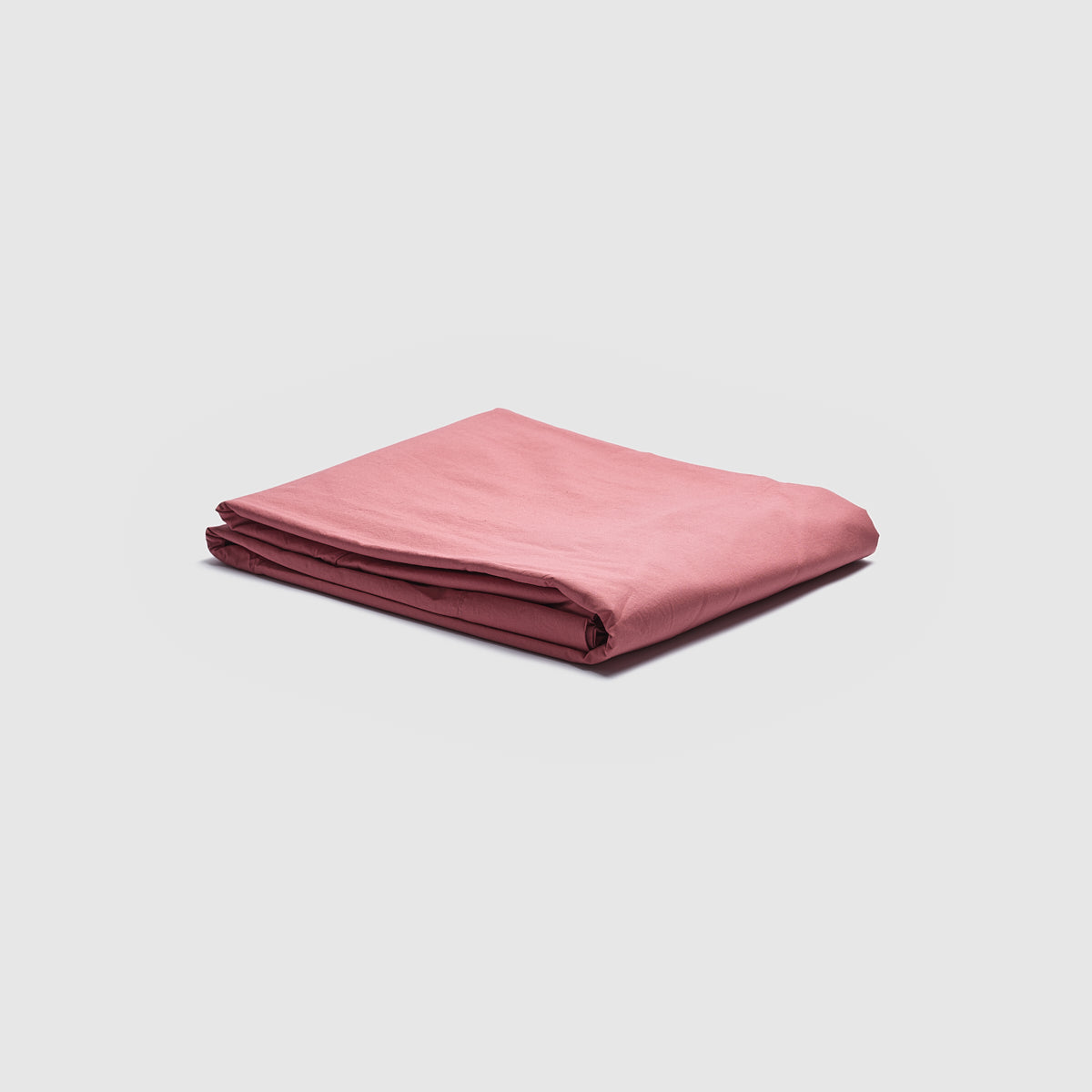 Red Dune Washed Cotton Percale Flat Sheet