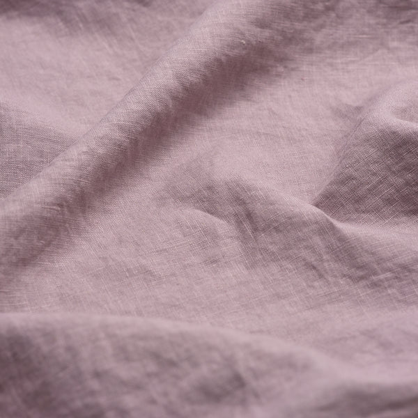 Elderberry Linen Fabric Detail
