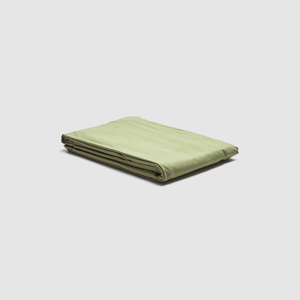 Pear Washed Cotton Fitted Sheet