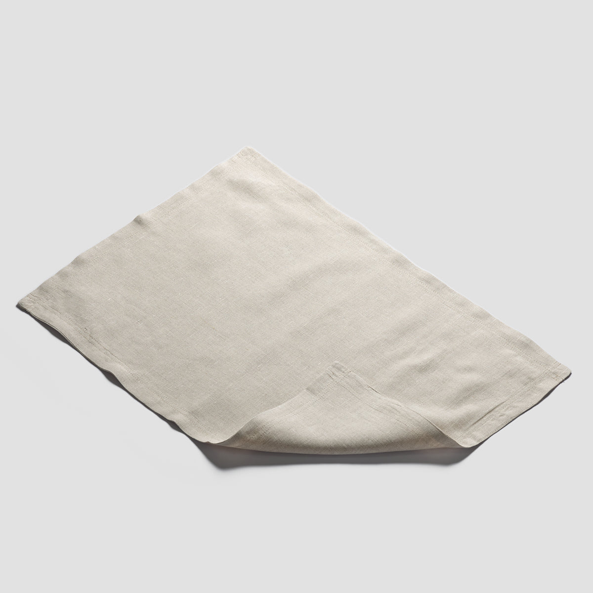 Oatmeal Linen Placemat Set - Piglet in Bed