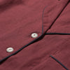 Women's Cherry Linen Pyjama Shirt Button Detail
