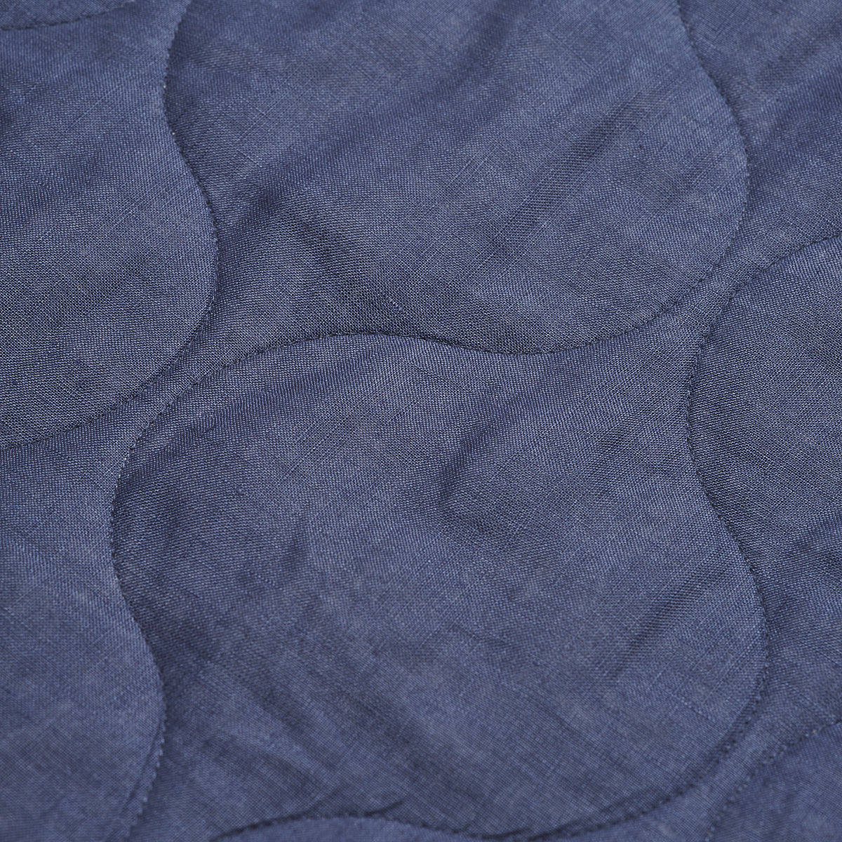 Blueberry Quilted Linen