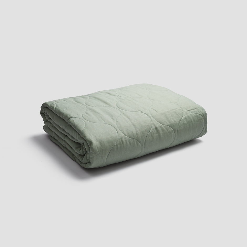Sage Green Bedding Piglet in Bed UK