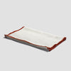 Oatmeal Stripe Linen Table Runner - Piglet in Bed