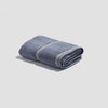 Warm Blue Bath Towel - Piglet in Bed