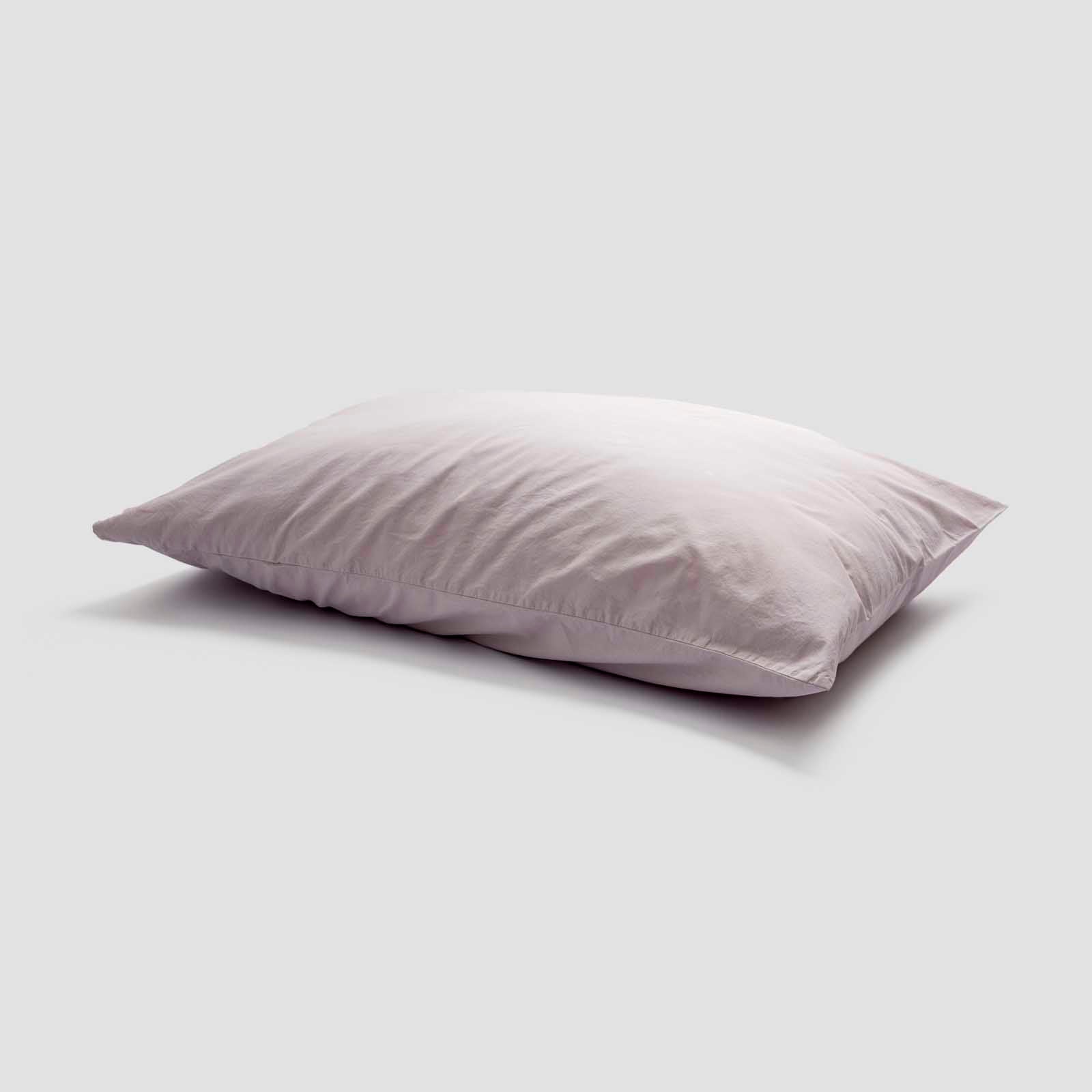 Stone Washed Percale Cotton Pillowcase