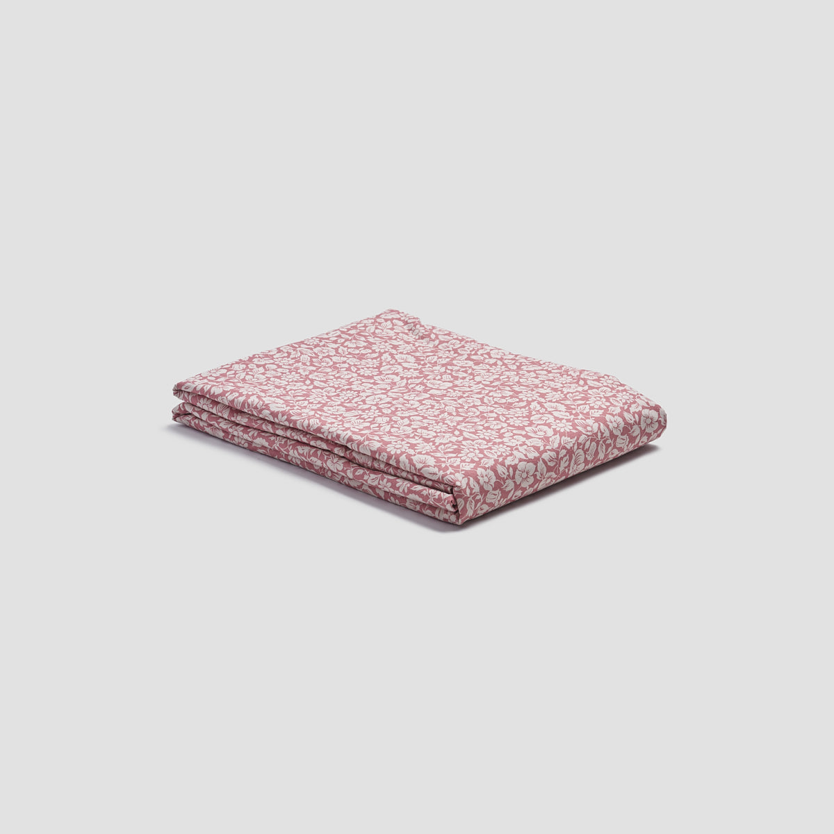 Red Dune Meadow Floral Printed Cotton Flat Sheet