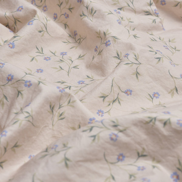 Spring Sprig Printed Cotton Fabric Detail