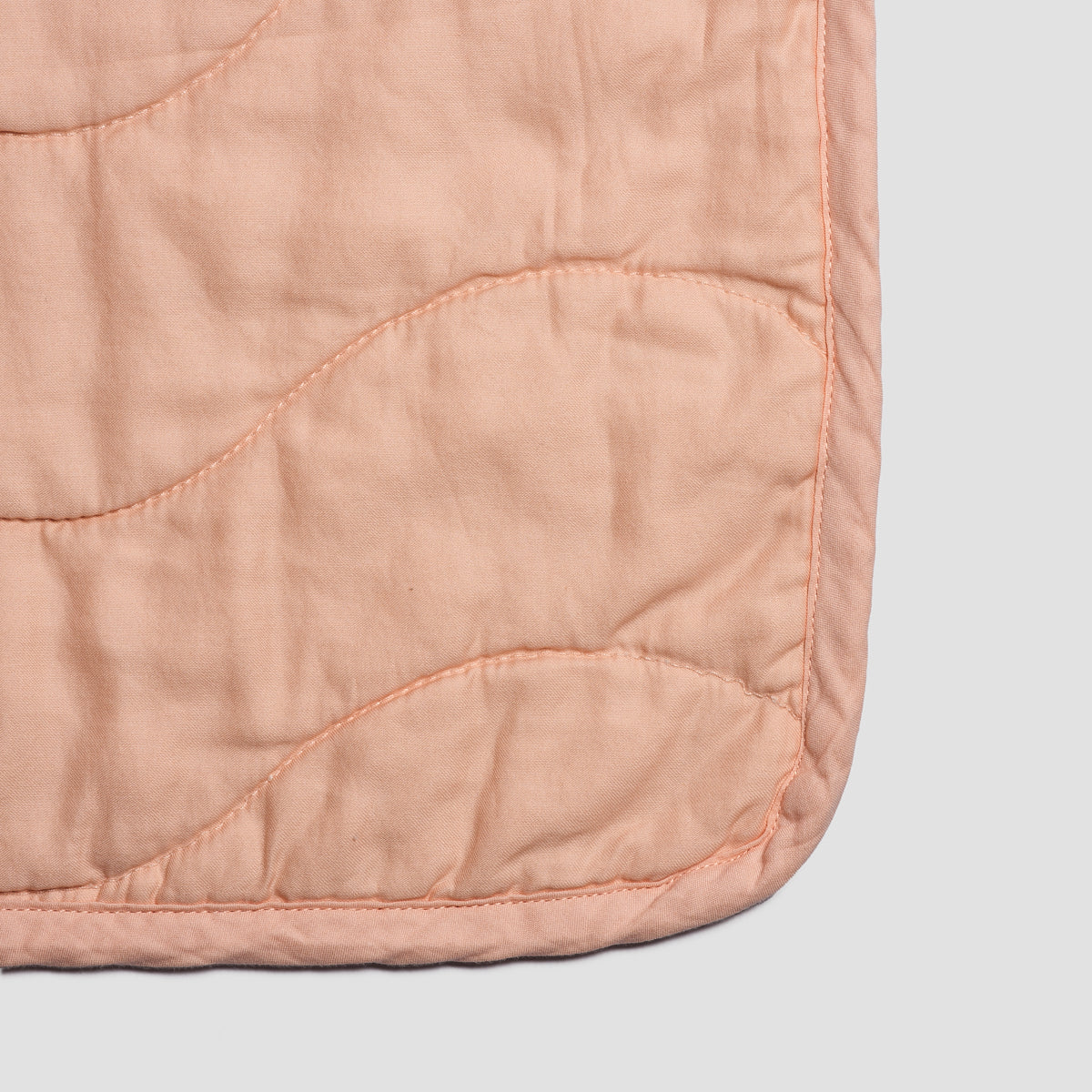 Salt Pink Cotton Quilt Detail