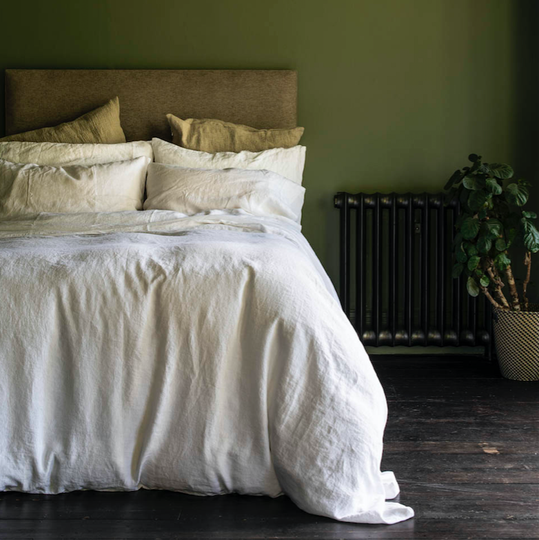 White Linen Bedding