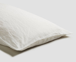 White Linen Pillowcases